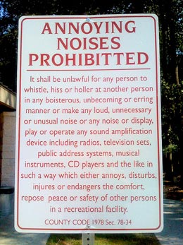 no noise sign